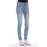 Love Moschino Bomberjakker Tøj Love Moschino Blue Cotton Jeans & Pant