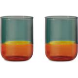 Godkendt til ovn - Multifarvet Glas Remember - Drikkeglas 30cl 2stk
