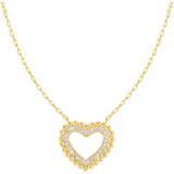 Nomination Halskæder Nomination Gold Lovecloud Heart Necklace 46cm