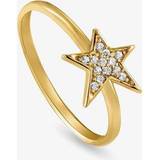 Nomination Ringe Nomination Stella Gold Plated Single Star Ring 146700/012/024