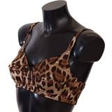 Silke BH'er Dolce & Gabbana Brown Leopard Women Bra Underwear IT1