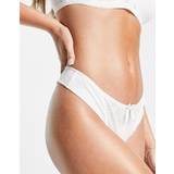 Pour Moi Tøj Pour Moi Divine lace thong in ivory-White12
