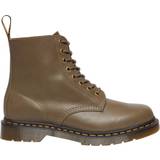 12 - Grøn Snørestøvler Dr. Martens Men's 1460 Pascal Carrara Leather Lace Up Boots in Green/Brown