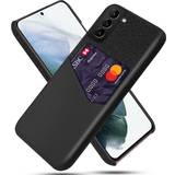 MTP Products Brun Mobiletuier MTP Products Ksq Case with Card Holder for Galaxy S22 5G