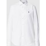 Polo Ralph Lauren Dame - Lange ærmer Skjorter Polo Ralph Lauren Charlotte Cotton Shirt White