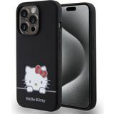 Hello Kitty Blå Mobiltilbehør Hello Kitty iPhone 15 Pro Cover Liquid Silicone Sort