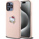 Hello Kitty Covers & Etuier Hello Kitty iPhone 15 Pro Max Cover Debossed Logo MagSafe Lyserød