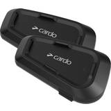 Cardo Motorcykeludstyr Cardo SPRT0101 Spirit Motorcycle Bluetooth Communication Headset Dual Pack, Black