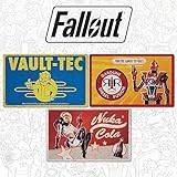 Vægdekorationer Fanattik Fallout Tin Sign Set Poster