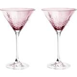 Godkendt til mikrobølgeovn - Pink Glas Frederik Bagger Crispy Topaz Cocktailglas 22cl 2stk