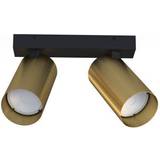GU10 - Indbygget strømafbryder Loftlamper Licht-Erlebnisse Modern Brass Black Loftlampe