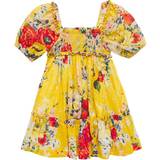 152 - Sløjfe Kjoler Zimmermann Girls Yellow Floral Shirred Cotton Dress year