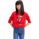 Desigual Piger Overdele Desigual Shirt The Rolling Stones RED 13/14 RED, 13/14