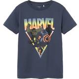Marvel T-shirts Børnetøj Name It India Ink Dominic Marvel T-Shirt-146/152