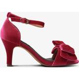 Bianco Højhælede sko Bianco Højhælet sko Bow Sandal Velvet Rosa