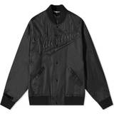 Valentino Overtøj Valentino Men's Varsity Bomber Jacket Black Black 52XL