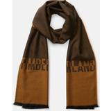 Brun - Fleece Halstørklæde & Sjal Timberland Split Colour Logo Scarf For Men In Brown Brown, ONE