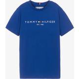 Blå - Jersey Børnetøj Tommy Hilfiger T-shirt Essential Ultra Blue år 164 T-Shirt