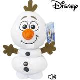 Tøjdyr Disney Frozen Olaf Bamse med lyd 29x13 cm