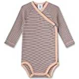 Sanetta Aftagelig hætte Børnetøj Sanetta Swaddle bodysuit striber pink
