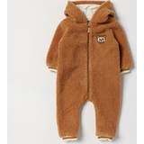 Brun - Drenge Jumpsuits Moschino Baby Brown Hooded Jumpsuit 20093 BROWN 9-12M