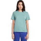 Timberland Dame Overdele Timberland Exeter River T-shirt For Women In Teal Teal