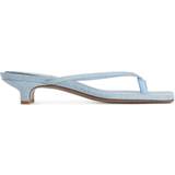 Dame - Denim Sko Arket Denim Thong Sandals Light Blue, Sandaler størrelse