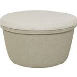 Paper Paste Living The Pouf Sand/Ivory Siddepuf 32cm