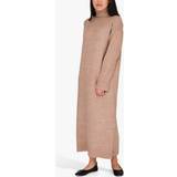Lange kjoler - Uld A-View Kjole Penny Knit Dress Camel