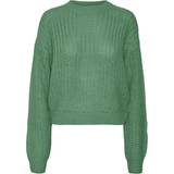 Noisy May Dame - Grøn Sweatere Noisy May Strikket Pullover Grøn