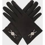 Versace Dame Handsker & Vanter Versace Medusa leather gloves black