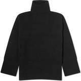 Canada Goose Cashmere Tøj Canada Goose Womens Black Turtleneck Brand-appliqué Cashmere-blend Knitted Jumper