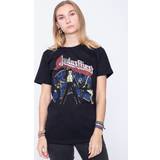 Blomstrede T-shirts & Toppe ROCK OFF Judas Priest 'Unleashed V2' Black T-Shirt X-Large