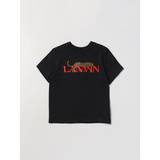 Lanvin Aftagelig hætte Børnetøj Lanvin Leopard Print Logo T-shirt Black