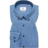 44 - Uld Skjorter Eterna MODERN FIT Shirt in smoke blue plain