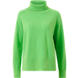 Coster Copenhagen Off-Shoulder Tøj Coster Copenhagen Sweater With High Neck, Forest Green