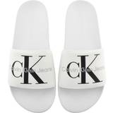 Calvin Klein Hvid Sneakers Calvin Klein Monogram Sliders White
