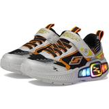 Skechers Sneakers Børnesko Skechers Boy's S-Lights: Light Storm 3.0 Silver/Black Synthetic/Textile Silver/Black