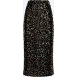 48 - Polyamid - Sort Nederdele Dolce & Gabbana Sequined calf-length skirt
