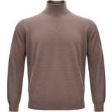 54 - Cashmere Overdele Kangra KANGRA Dove Grey Wool Blend Turtleneck Sweater IT48