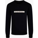 Emporio Armani Herre Sweatere Emporio Armani Loungewear Logo Sweatshirt Black