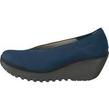 Blå - Slip-on Højhælede sko Fly London Blue
