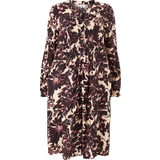 56 - XXL Kjoler Zhenzi kjole med fed print Tatiana Rosa