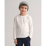 Gant Overdele Gant Børn Kids Shield T-shirt med lange ærmer 110/116 Hvid