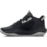 Under Armour Youth Lockdown Basketball Shoes Black/Black/Metallic Gold, Youth Basketball at Academy Sports