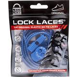 Lock Laces Skopleje & Tilbehør Lock Laces Athletic Elastic No-Tie Blue Footwear Accessories at Academy Sports