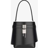 Givenchy Bucket Bags Givenchy Shark Lock Bucket Bag in Leather BLACK
