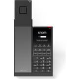 Snom HD351W, IP telefon, Sort, Trådløs håndsæt, Bord/Væg, Anti-bakteriel, 1.881792 1.897344 GHz