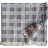 Brita Sweden Boligtekstiler Brita Sweden Poppy wool throw Blankets Blue (170x130cm)