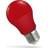 Røde LED-pærer Spectrum 5W Farvet LED pære Rød, matteret, E27 Dæmpbar Ikke dæmpbar, Kulør Rød